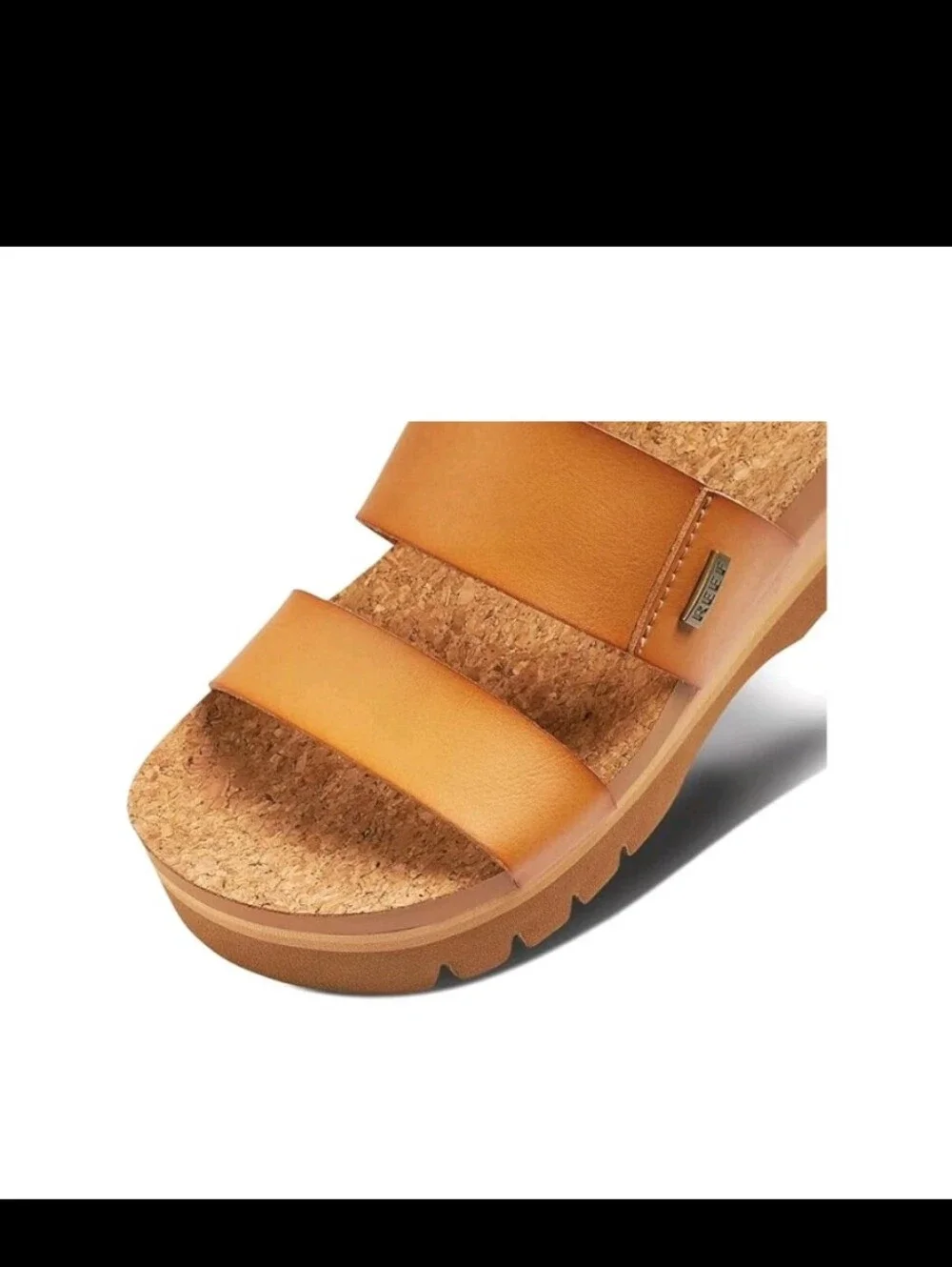 Reef Cushion Vista Higher Women's Slide Sandals - Natural